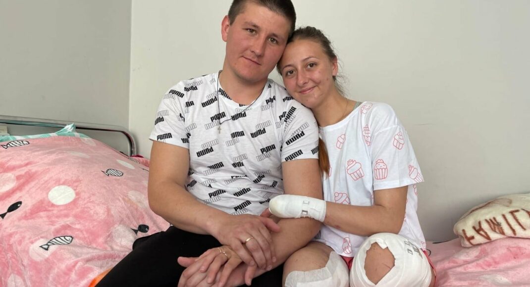 Во Львове вышла замуж медсестра из Лисичанска, потерявшая конечности из-за взрыва мины рф