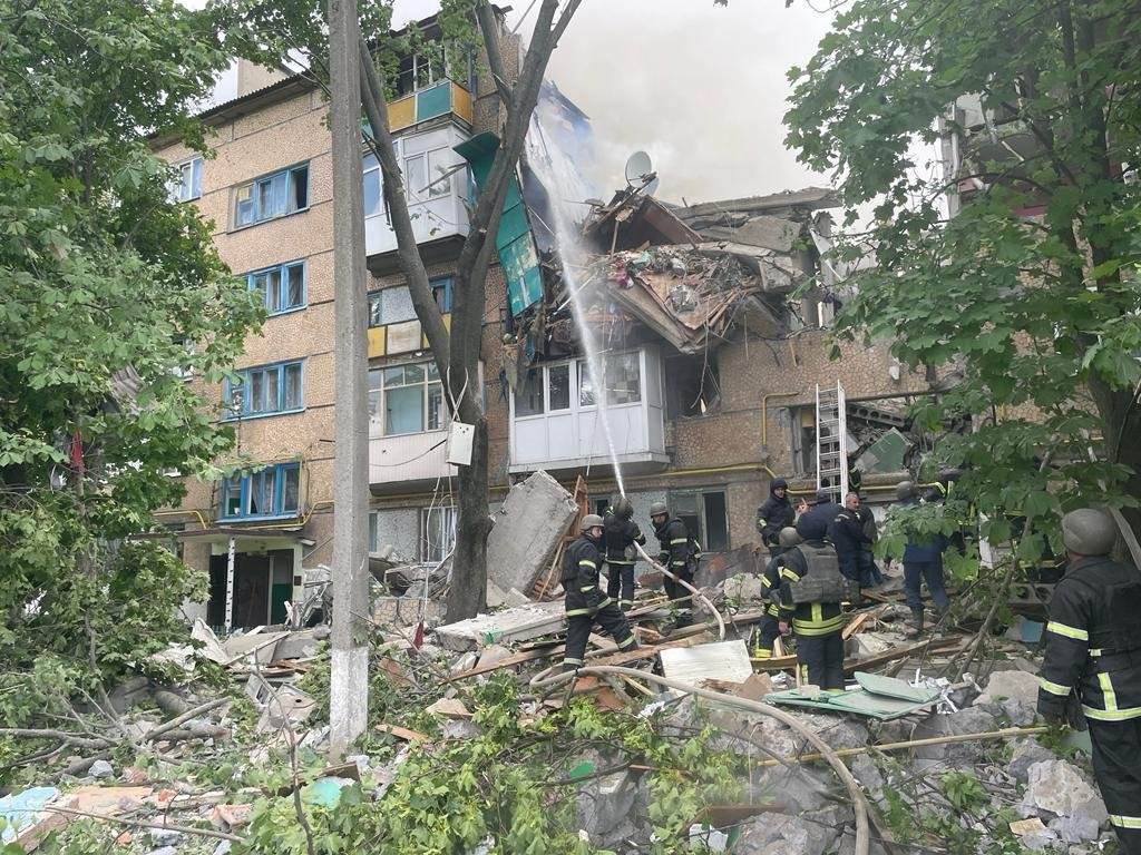 ракетный обстрел Бахмута