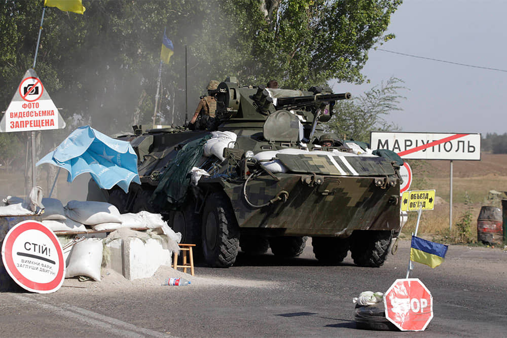 освобождение Мариуполя в 2014 году