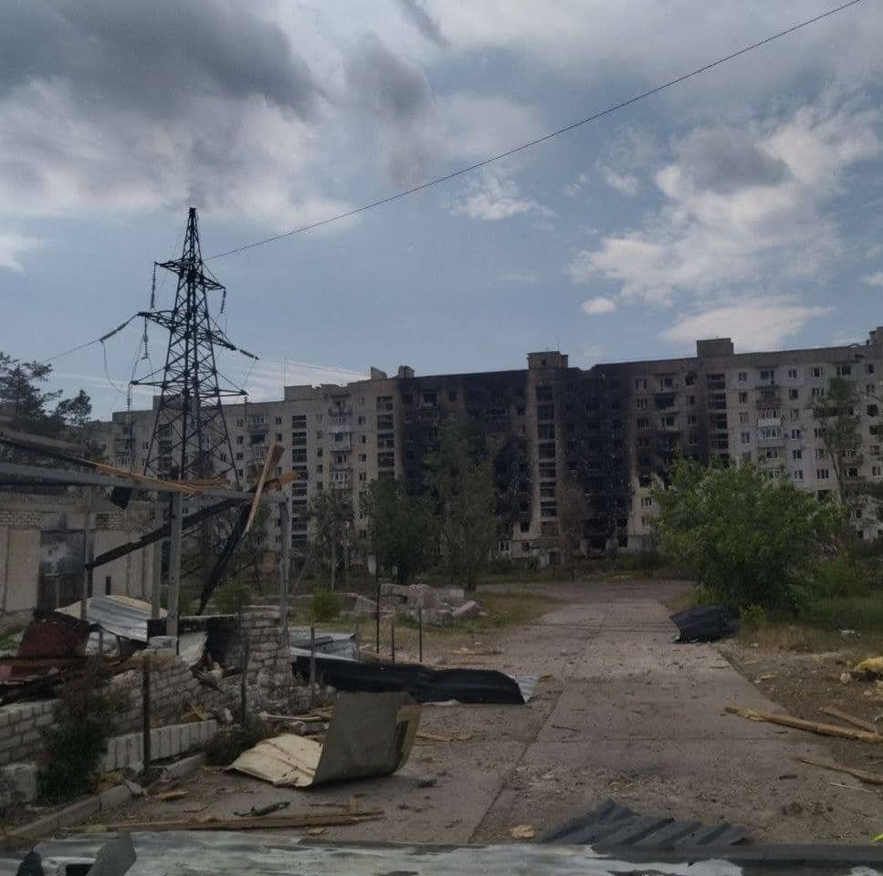 россия уничтожает Луганщину