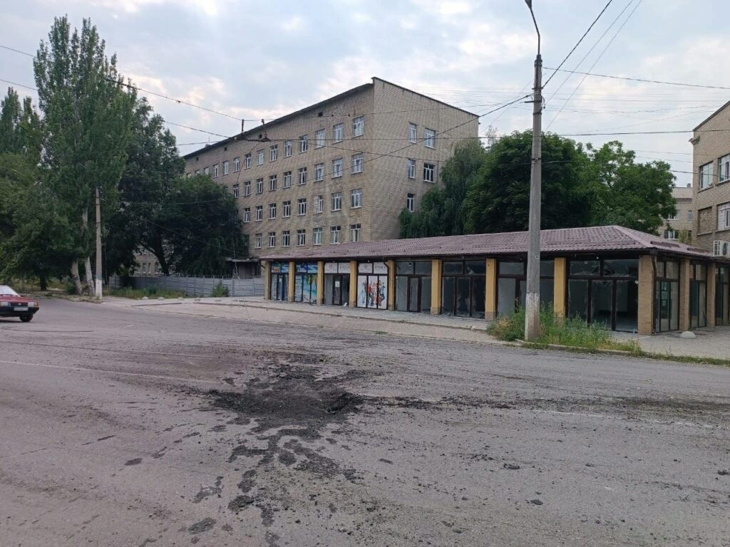 Славянск обстрел
