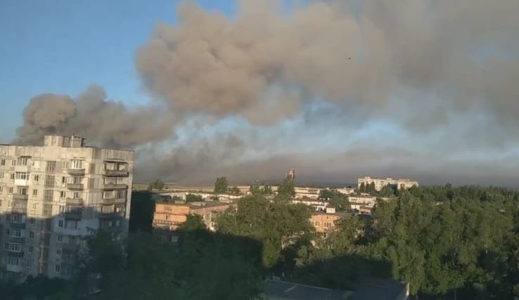 В окупованому Шахтарську на Донеччині вибухнув склад боєприпасів