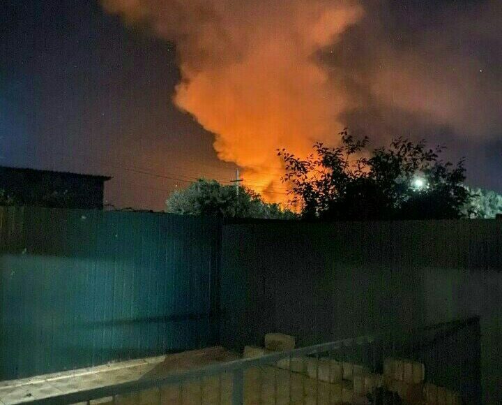 На Луганщине взорван склад с боеприпасами оккупантов (видео)