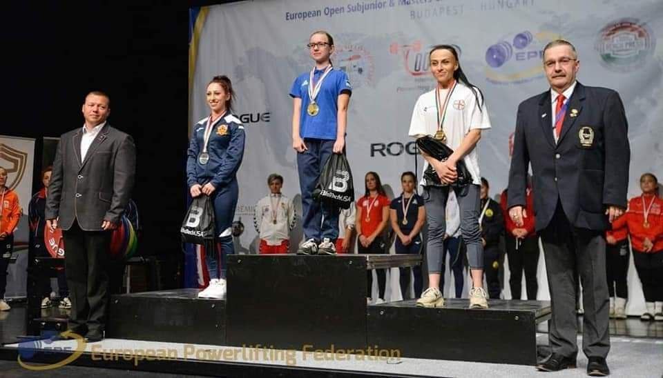 Спортсменка з Луганщини виборола "золото" чемпіонату Європи з класичного жиму лежачи