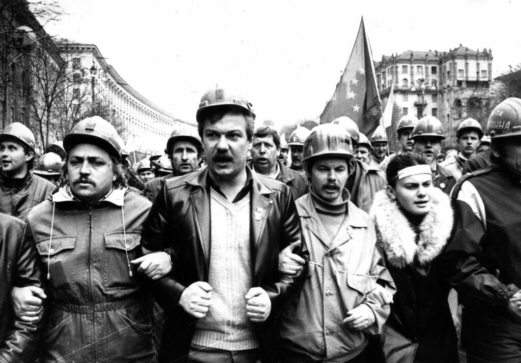 Страйк шахтарів Донеччини та Луганщини у Києві