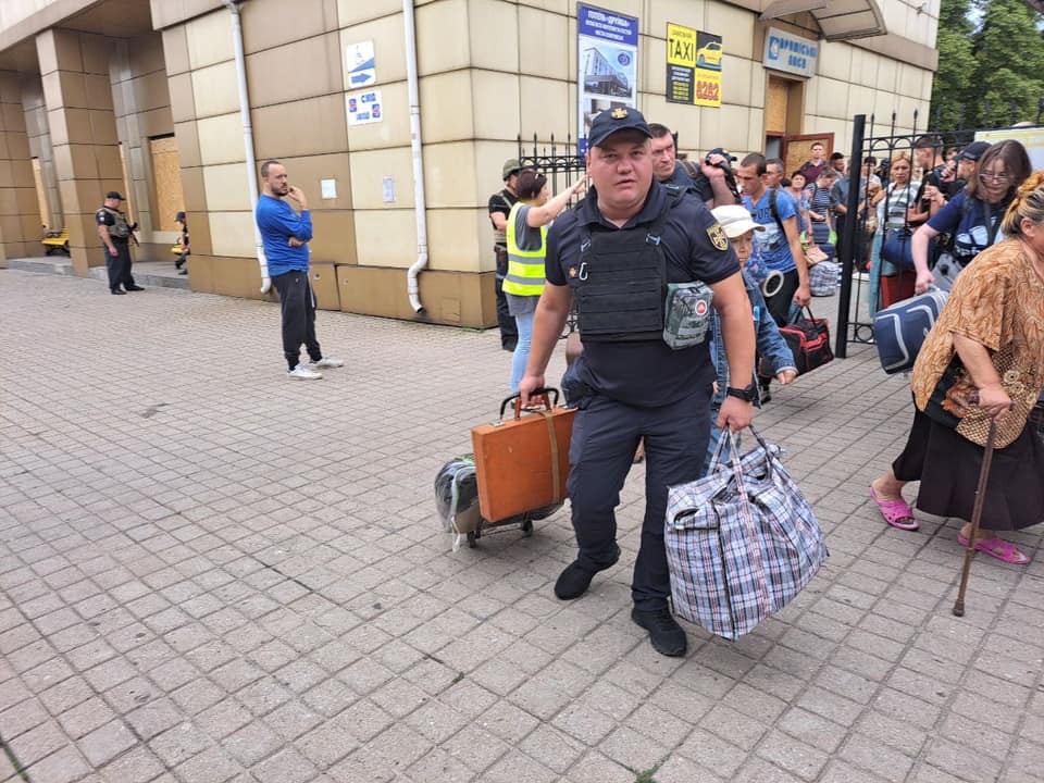 евакуація на Донеччині