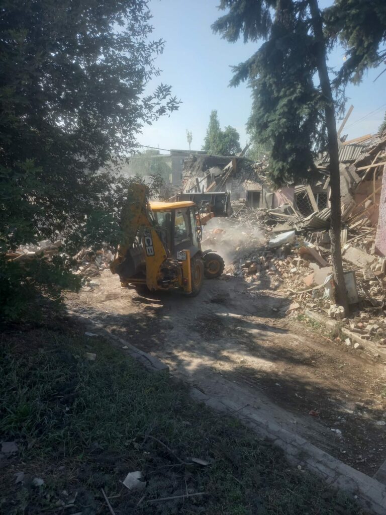 обстріл центра Торецька