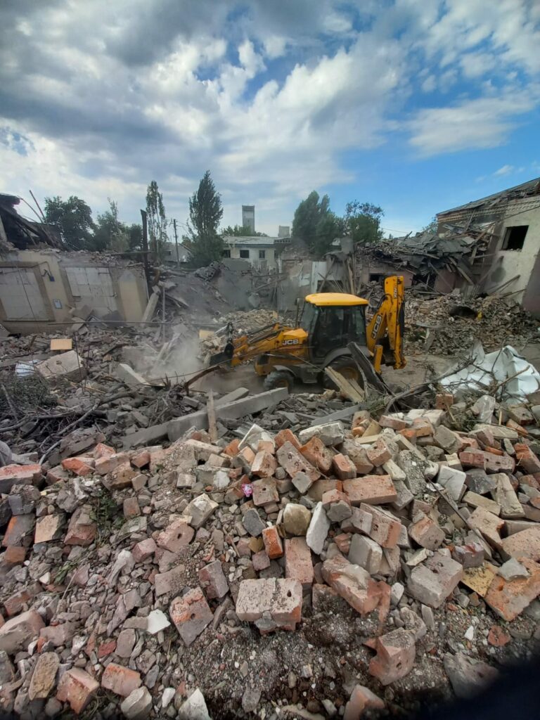 обстріл центра Торецька