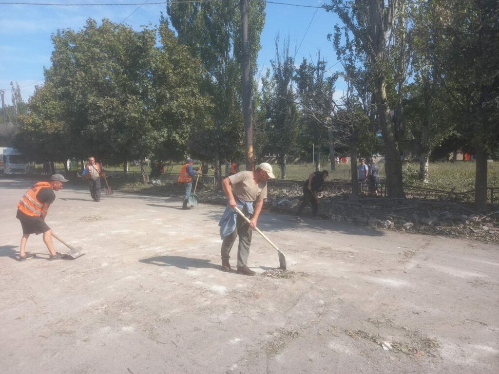 обстріл центра Торецька