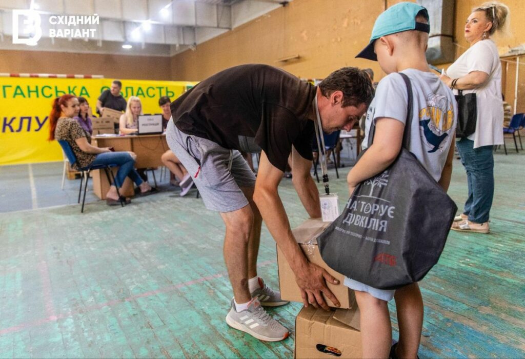 штаб для переселенців з Луганщини у Дніпрі