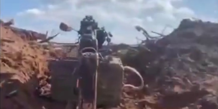 У Міноборони показали відео з позицій під Бахмутом