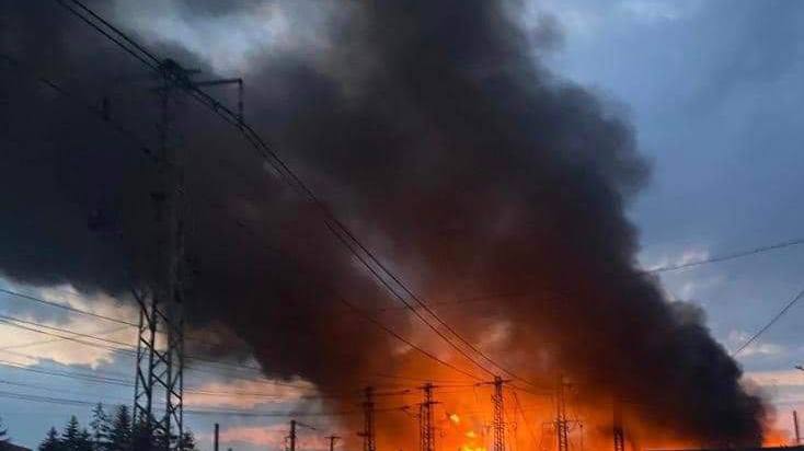 Покровск в Донецкой области остался без электричества: оккупанты ударили по Кураховской ТЭС