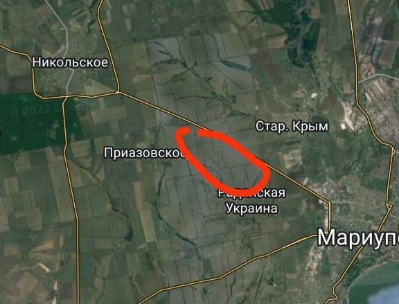 окупанти окопуються біля Маріуполя