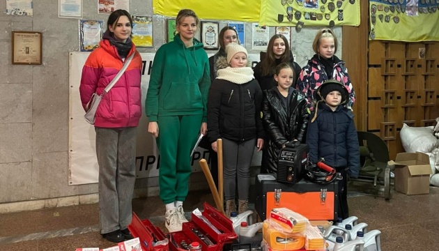 У Франківську діти військових зібрали понад 40 тисяч для бійців під Бахмутом