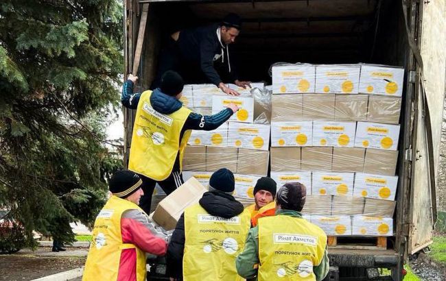Переселенцям з Луганської області у Харкові надали гуманітарну допомогу