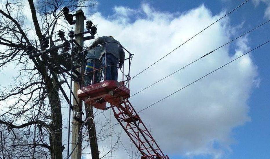У Північному Донецької області у квітні відновили електропостачання