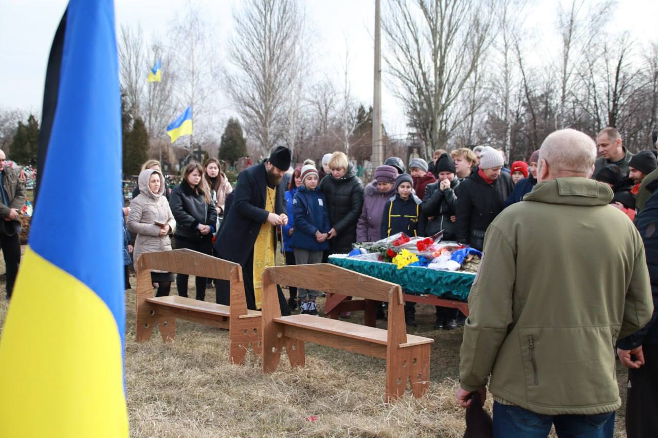 У Мирнограді попрощалися з загиблим захисником України