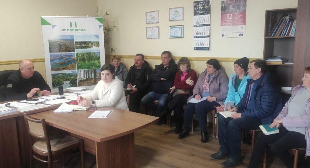 В деокупованому Лимані провели нараду зі старостами старостинських округів