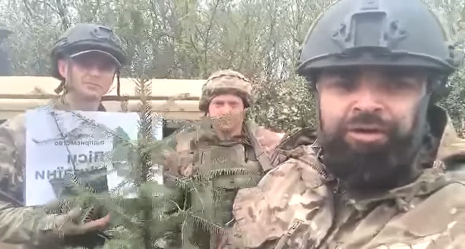 В Бахмуте украинские защитники высадили лес Перемоги: видео