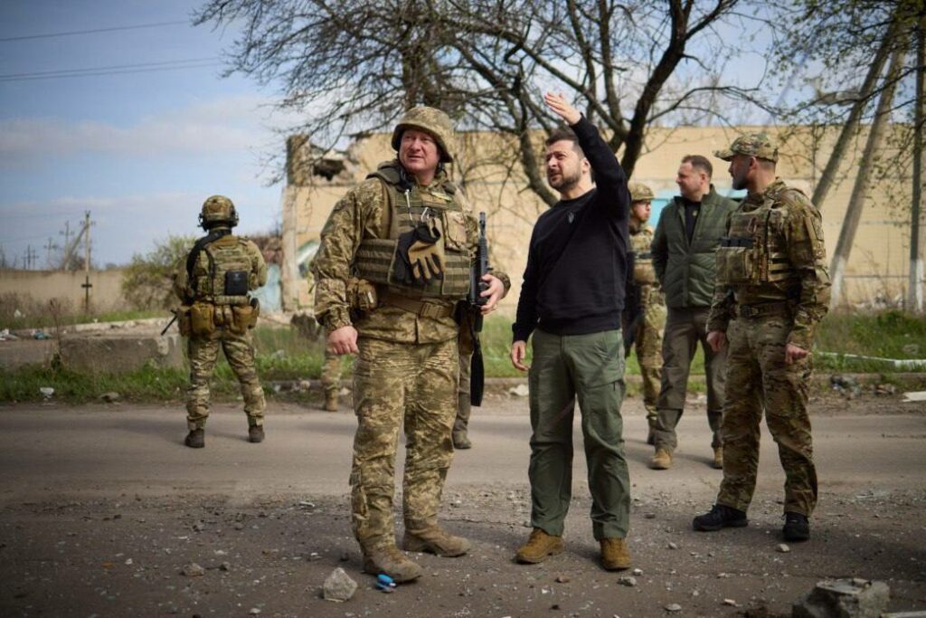 Зеленський в Авдіївції