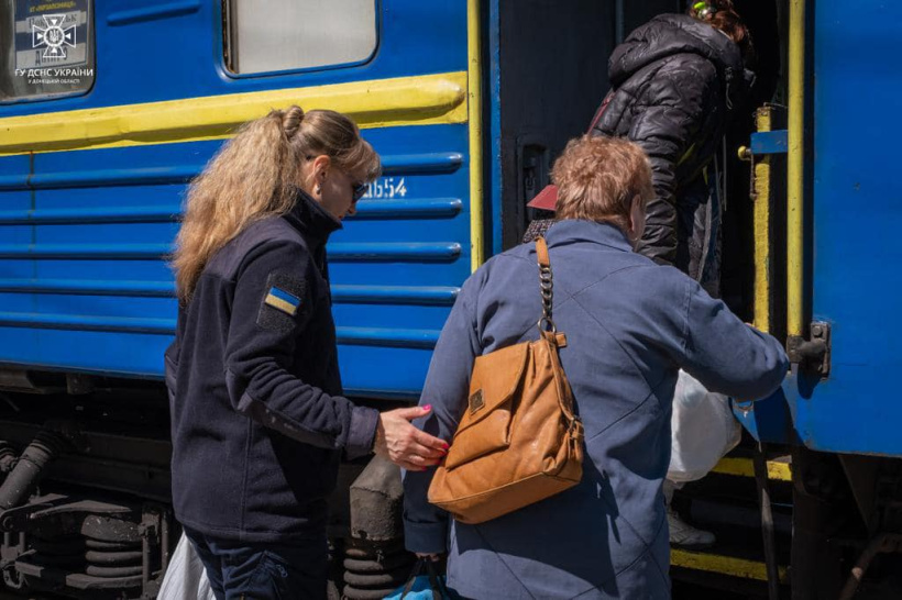 8 травня відправиться черговий евакуаційний потяг з Донеччини на Житомирщину