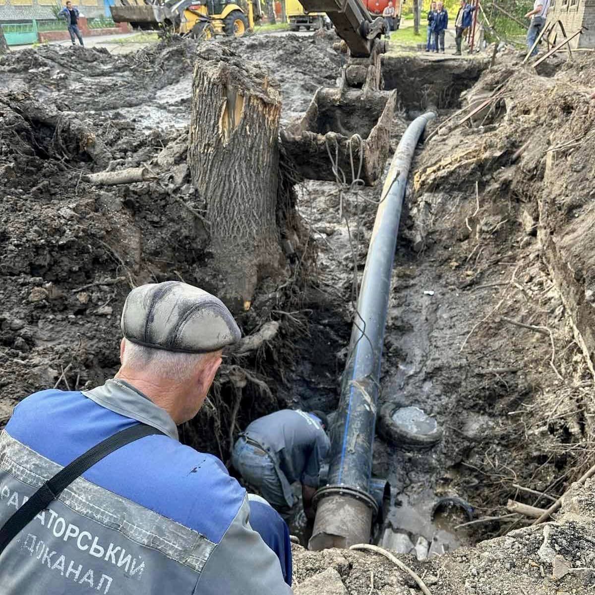 У Краматорську поступово відновлюється водопостачання на старе місто
