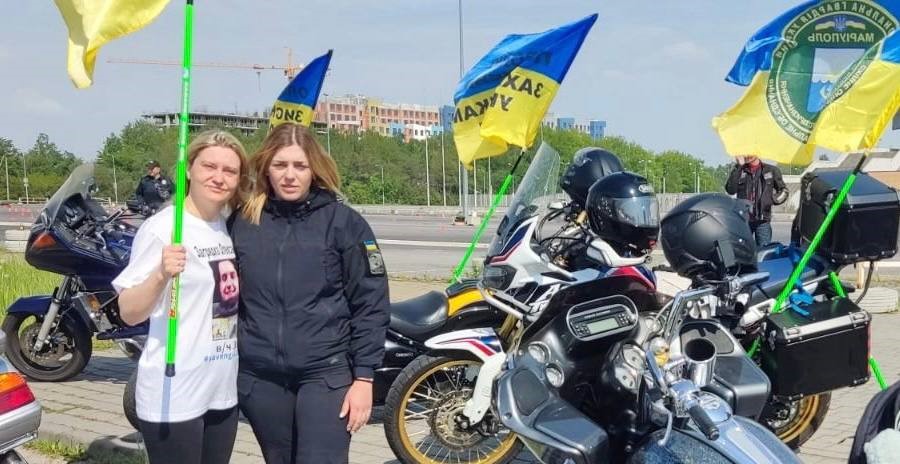 Прикордонниця взяла участь у мотопробігу на честь захисників Маріуполя