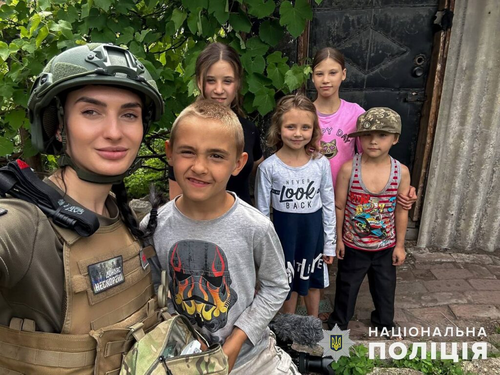евакуація дітей з Торецька