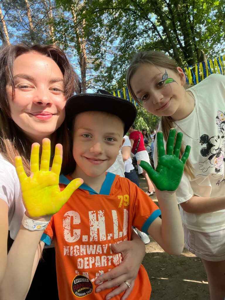 свято для дітей-переселенців