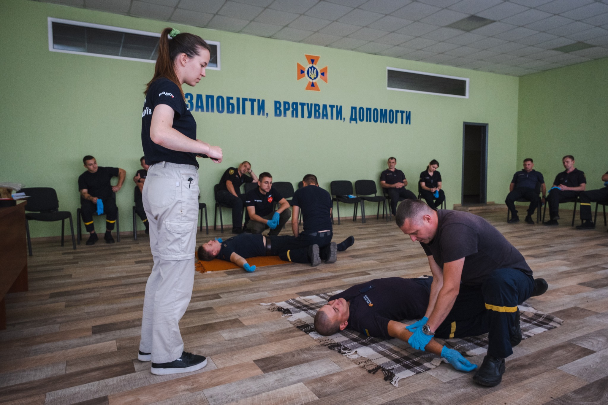На Донеччині стартував тренінг з надання першої домедичної допомоги інструкторами FAST
