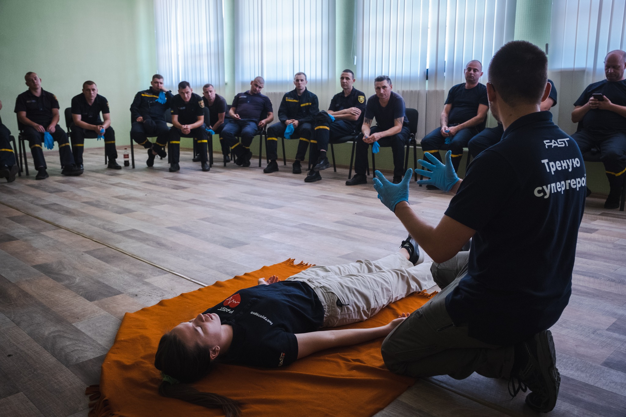 На Донеччині стартував тренінг з надання першої домедичної допомоги інструкторами FAST