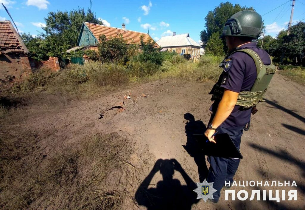 На Донеччині поліція зафіксувала 16 російських ударів по житловому сектору