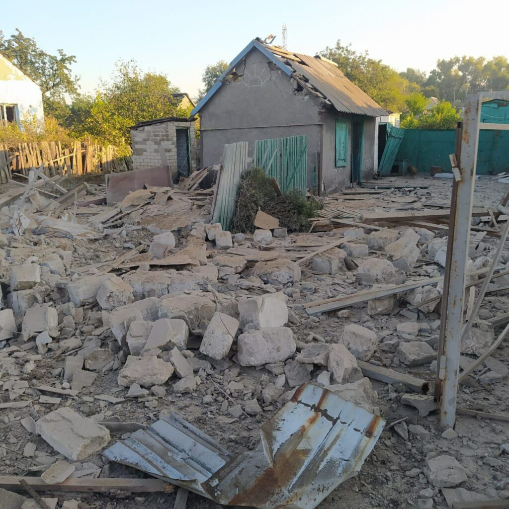 У Шахтарському на Донеччині росіяни пошкодили 3 будинки, — ОВА