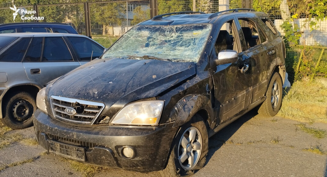 Съемочная группа "Радио Свобода" попала в Донецкой области под российский ракетный обстрел