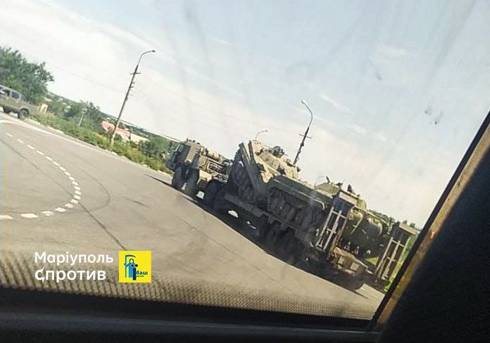 Через окупований Маріуполь проїхала велика колона військової техніки рф, — Андрющенко