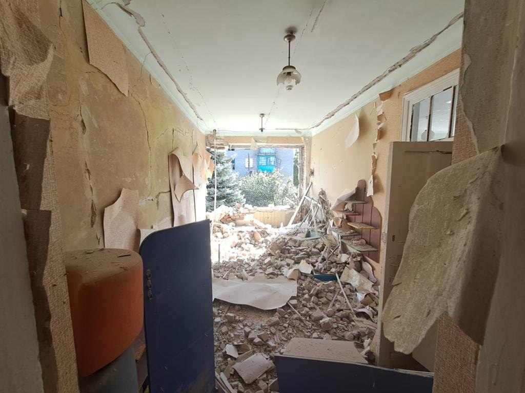 Центр Часового Яру на Донеччині опинився під вогнем російської артилерії (фото)