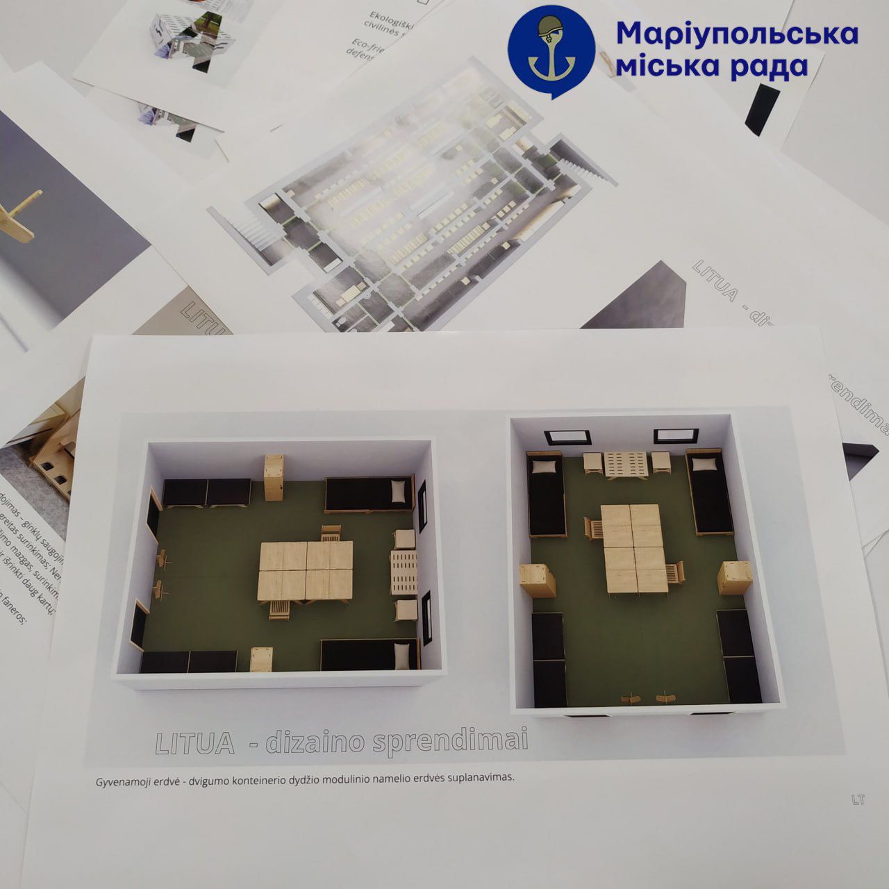 Литва і Латвія передали меблі для облаштування соціального житла для маріупольських переселенців у Дніпрі