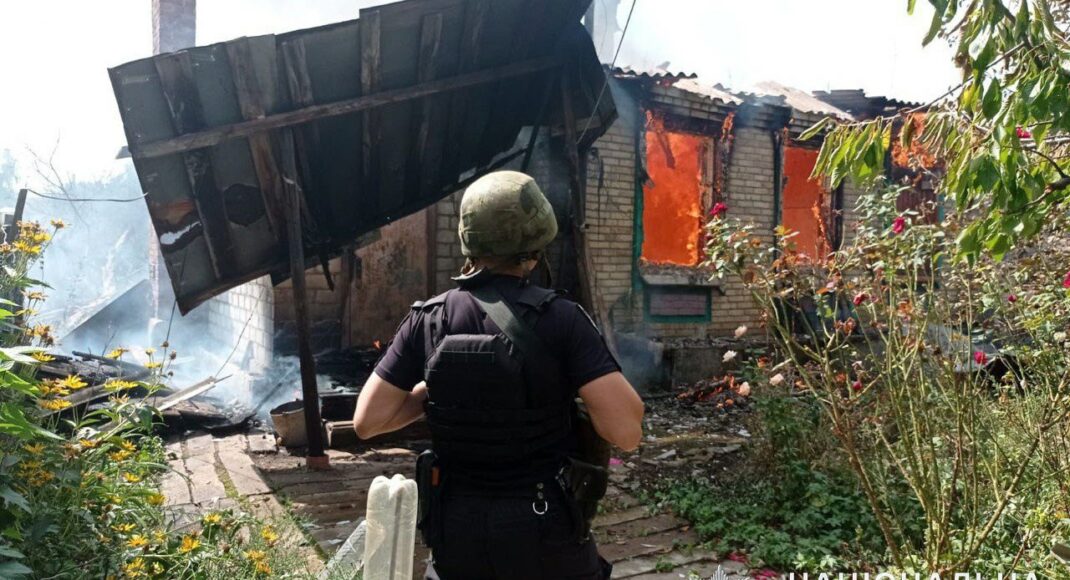 В Донецкой области россияне в течение суток повредили 7 жилых домов, — полиция