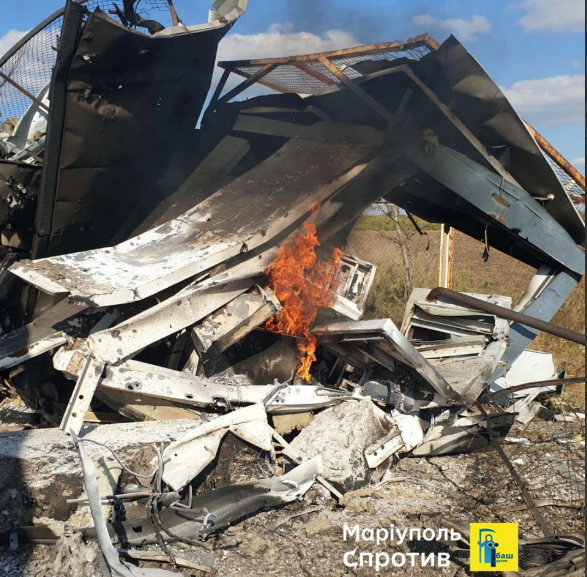 В Оленівці знешкоджено вузол зв’язку окупантів (фото)