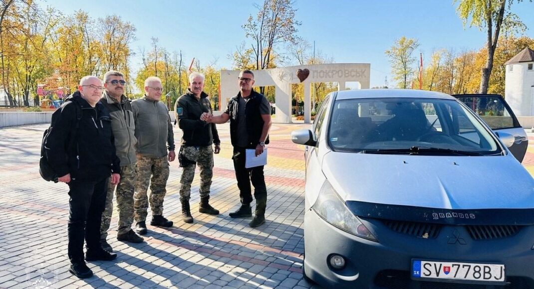 Для виконання бойових завдань добровольчому батальйону Покровськ-1 передали автівку