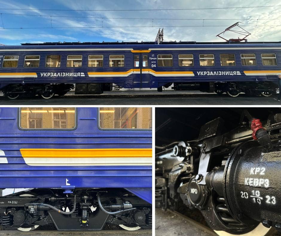 "Укрзалізниця" модернізувала електропоїзд, випущений у Луганську (фото)