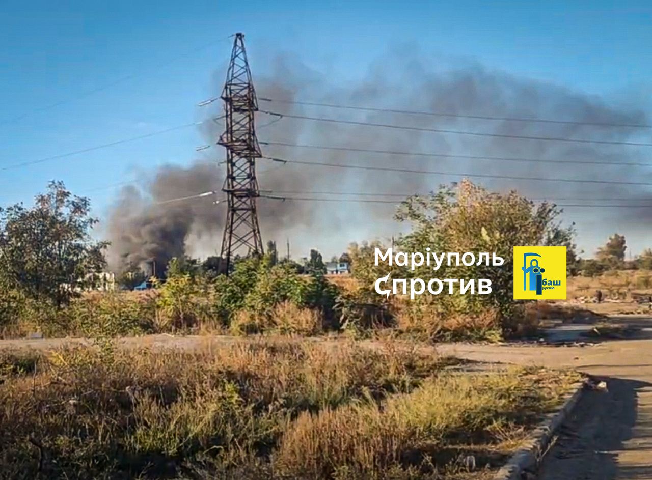 У Маріуполі партизани підпалили склад інженерних військ окупантів