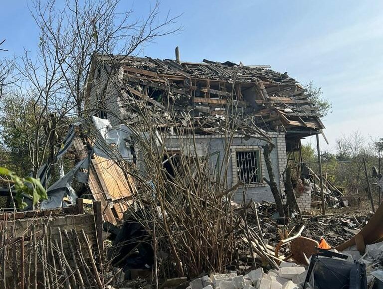 В Донецкой области армия рф нанесла два ракетных удара по Шаховской громаде, без жертв, — ОВА