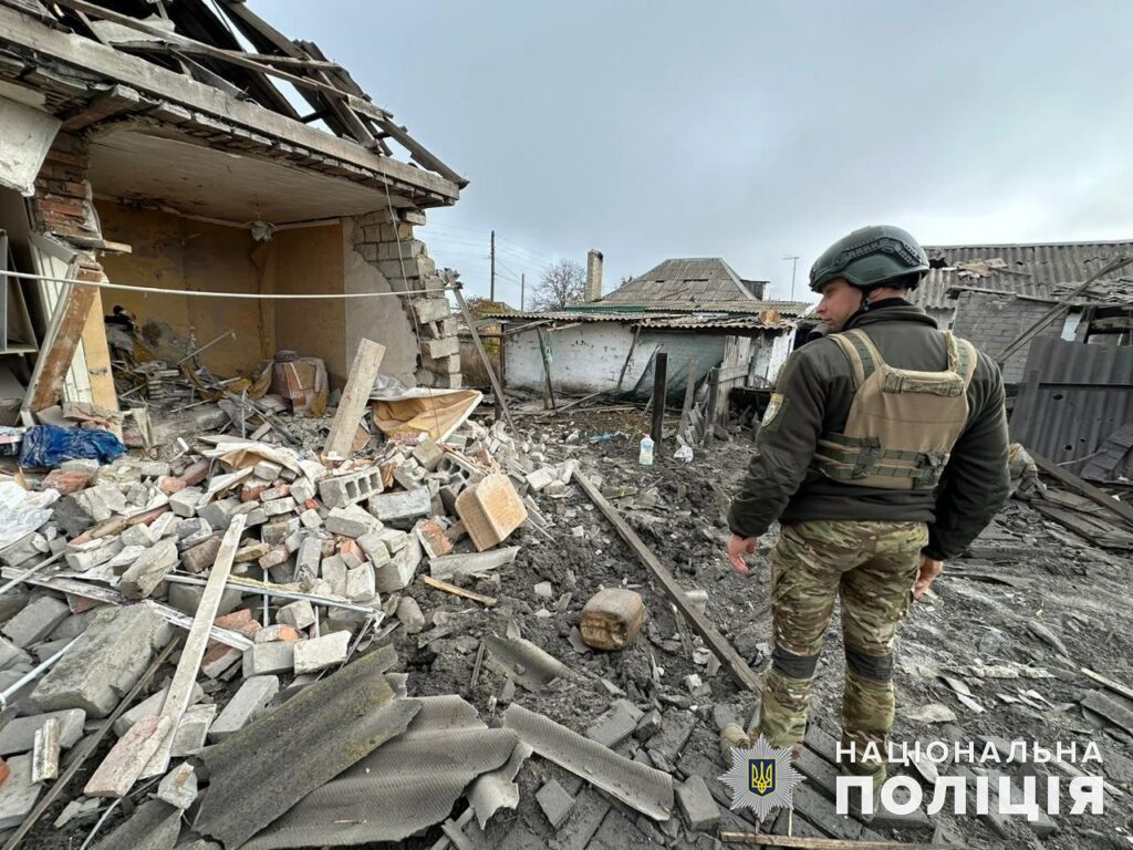 На Донеччині поліція зафіксувала 6 російських ударів по цивільному населенню за добу