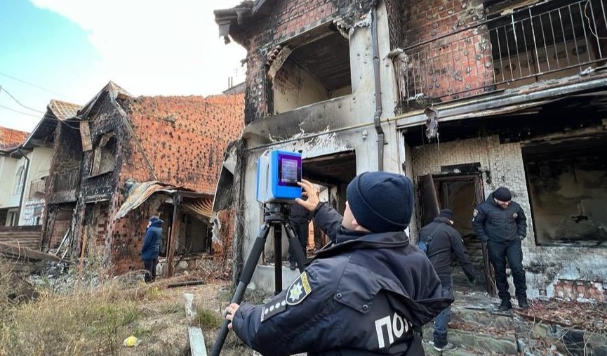 Криминалисты из Донецкой области освоили новейшие 3D-сканеры для осмотра мест боевых действий и терактов