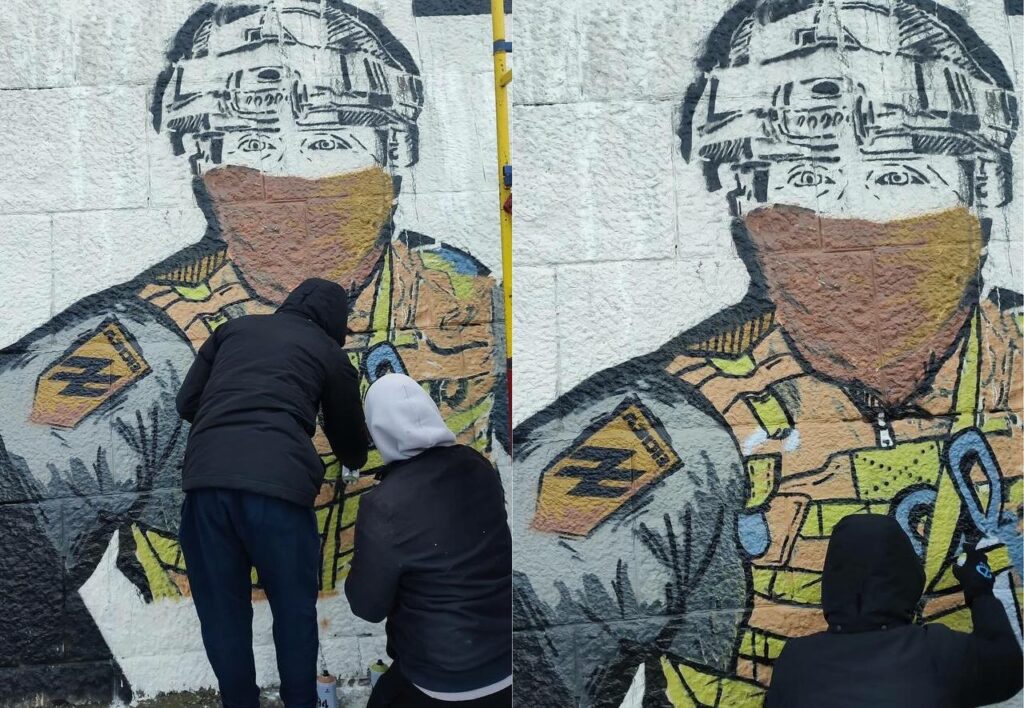У Києві зʼявився новий мурал на підтримку полонених захисників "Азовсталі" (фото)