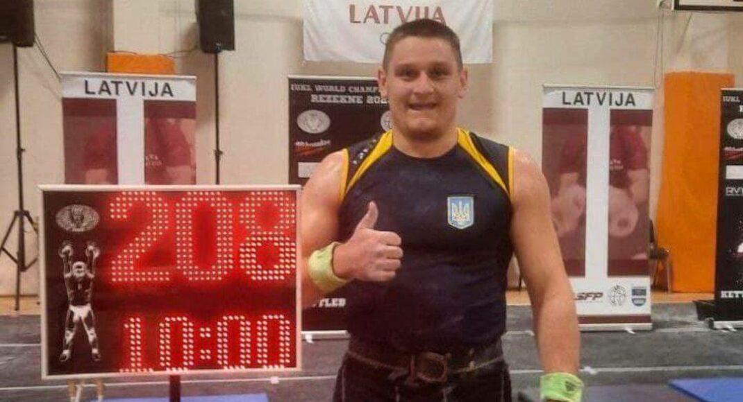 Спортсмен з Покровська Леон Білицький став чемпіоном світу з гирьового спорту і поставив новий рекорд