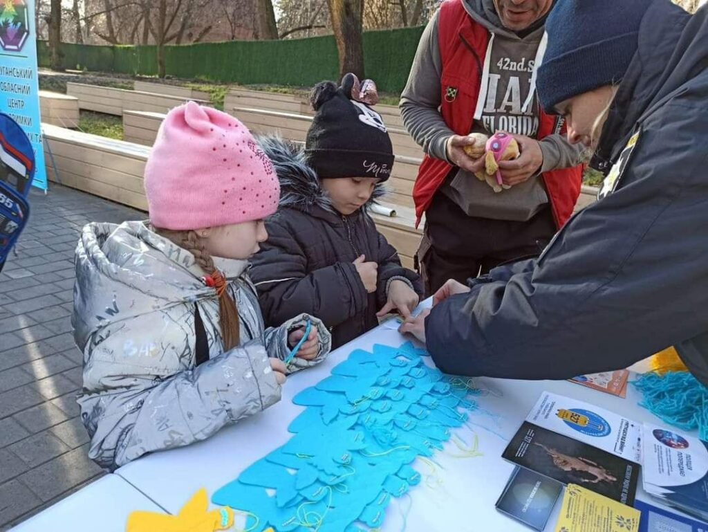 свято дітям з Луганщини у Дніпрі
