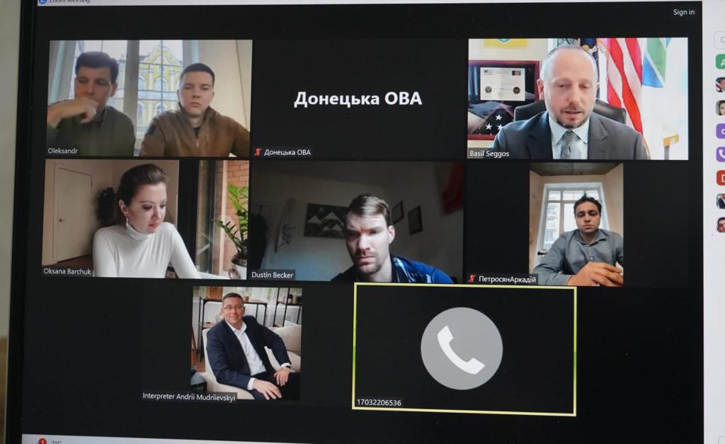 Відбувся перший раунд переговорів між Донеччиною та штатом Нью-Йорк про побратимство