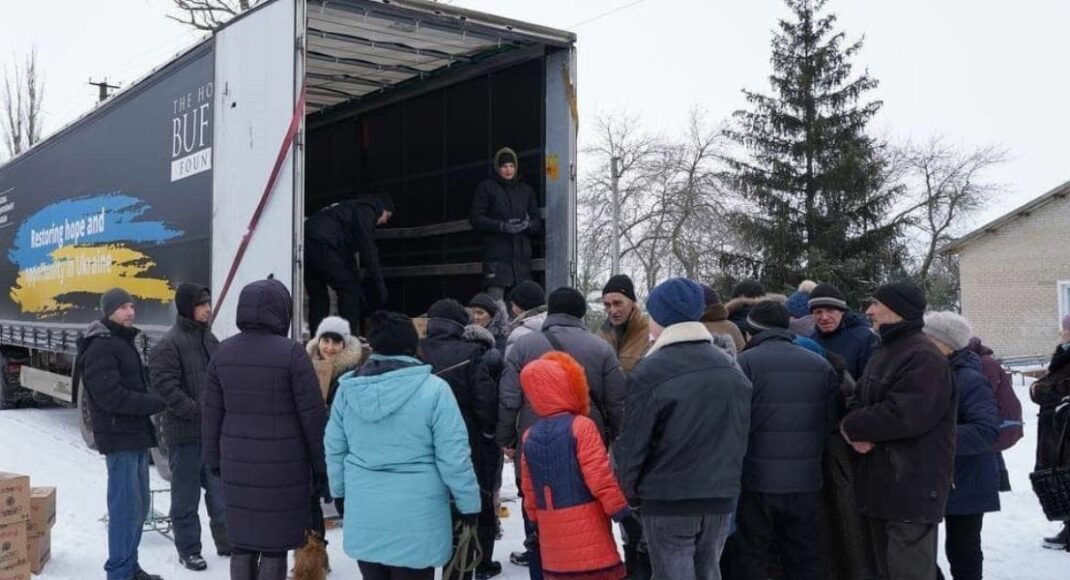 До Покровської громади прибув гуманітарний вантаж із харчами